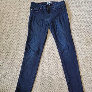 Paige Skyline Skinny Jeans Stretch Women's Dark